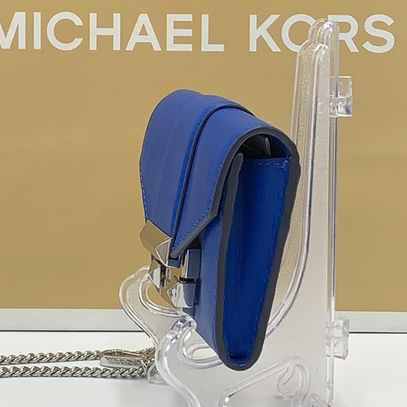 Michael Kors Whitney Small Leather Chain Wallet - Picture 14 of 16